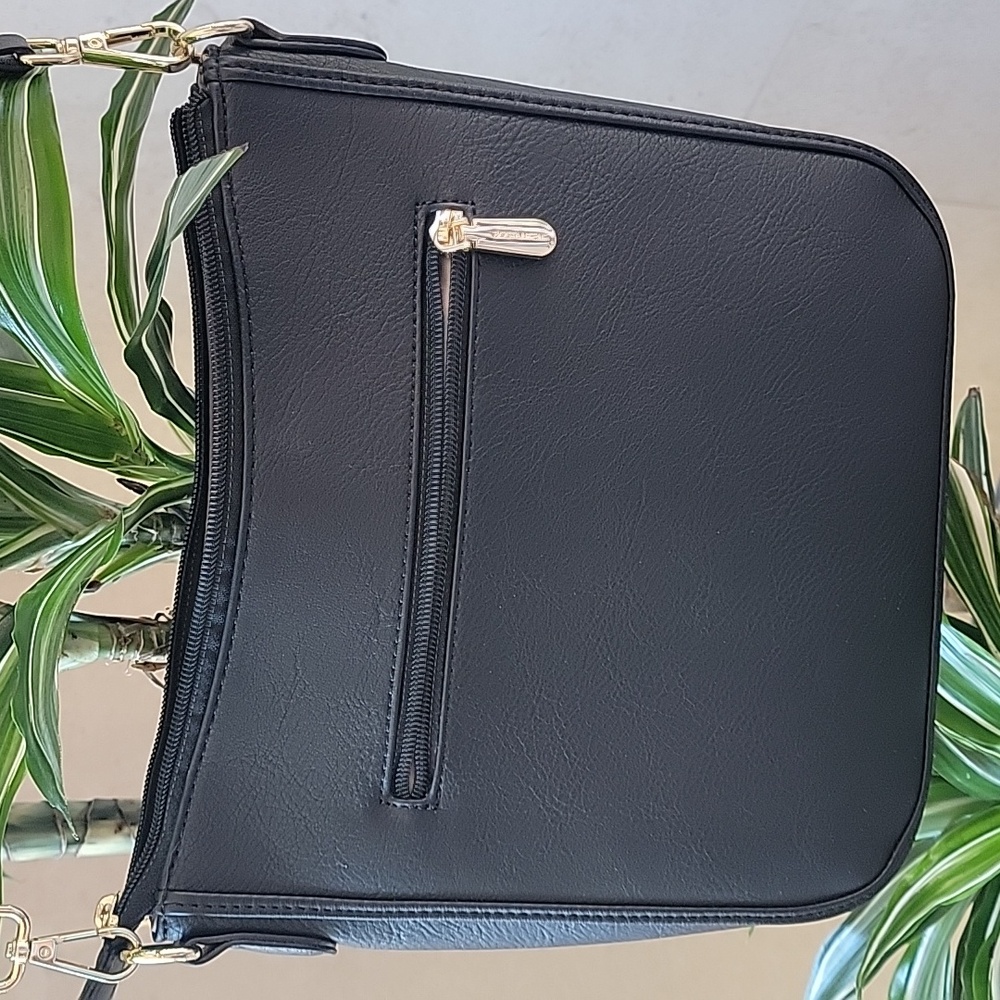 Bostanten Stylish Black and Brown Women's Bag - Picture 7 of 9